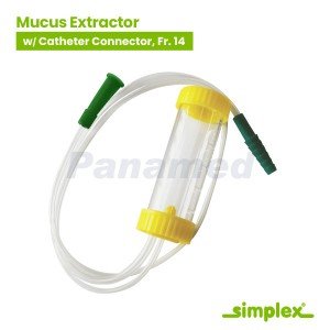 Simplex Mucus Extractor, with Catheter Connector